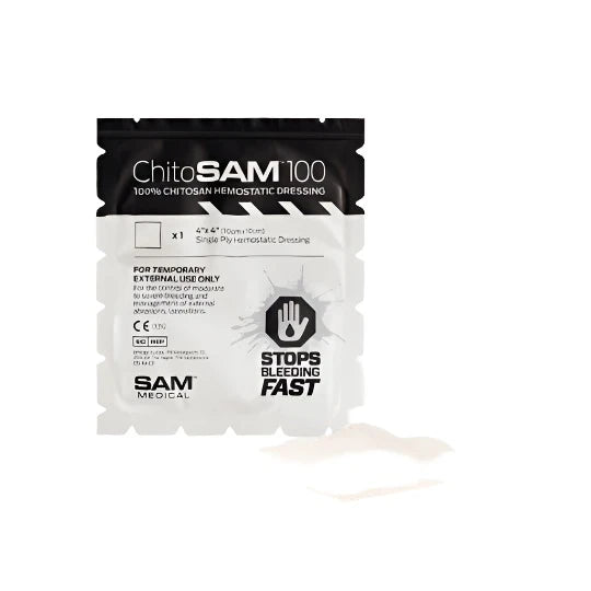 Sam Medical-ChitoSAM - 4x4 in. Single Ply Case of 40-MedTech-1